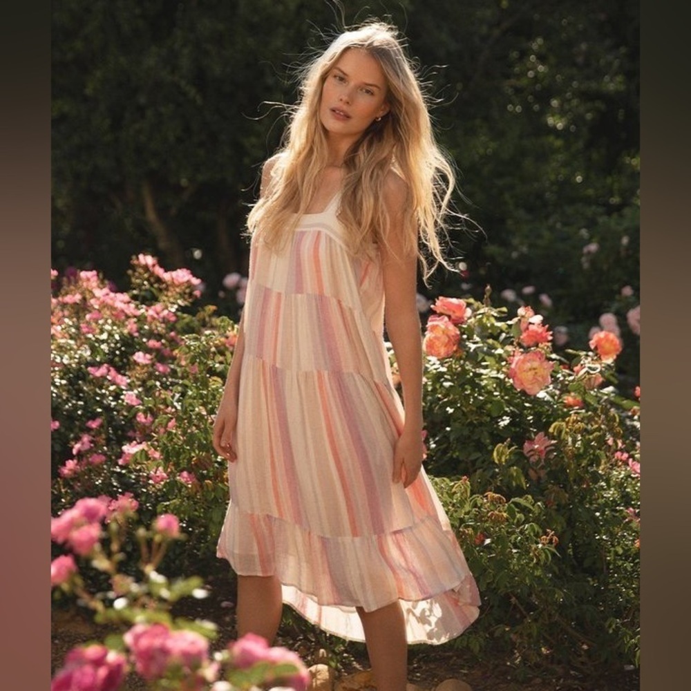 Rails Amaya Juliette Stripe Linen Dress - Picture 2 of 15
